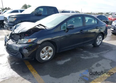 2013 Honda Civic Lx из США, поврежденный, VIN 2HGFB2F56DH514151